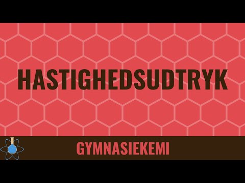 Video: Hvad er hastighedsudtrykket for en e1-reaktion?