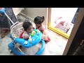 Akshara aaradhya afternoon time play with walker|| entertainment for kids || cartoons |bigg boss ||