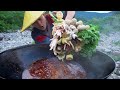 【Shyo video】5斤大公雞，再配上100多根火鍋串串，邊煮邊吃，真爽
