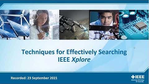 IEEE Digital Xplore - Advanced Searching