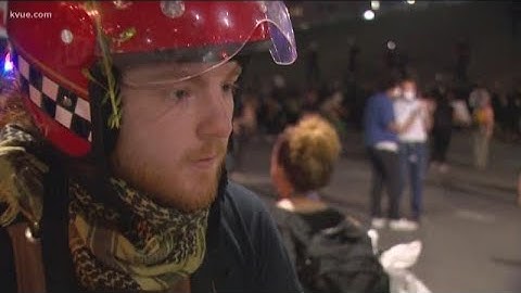 Austin protester hit by less-lethal round tells KVUE what he