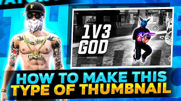 HOW TO MAKE THUMBNAIL LIKE ZEROX FF | FREE FIRE NEW TRENDING THUMBNAIL TUTORIAL