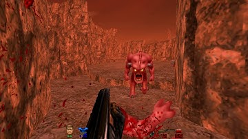 Brutal Doom v21: Extermination Day - EDAY07 Staging Area - UHD 4K All Secrets