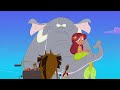 ZIG e SHARKO 🦁🐘 novos amigos na ilha 🦁🐘 Português Brasil | Cartoon for Kids