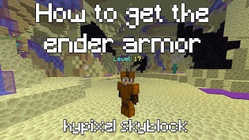 How to get Ender Armor! - Hypixel Skyblock