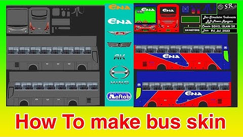 How To Make Bus Skin Editing || Full Video|| Bus Simulator Indonesia