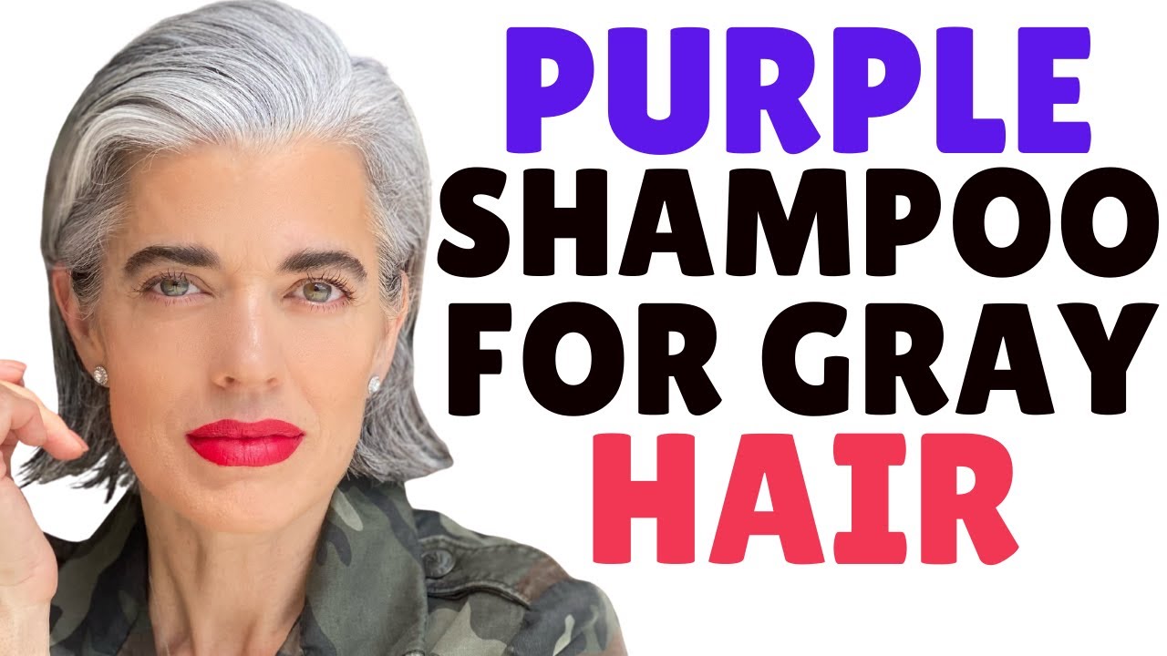 PURPLE SHAMPOO FOR GRAY HAIR  Nikol Johnson - YouTube