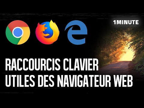 Raccourcis clavier utiles des navigateurs web - 1minute.