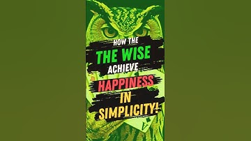 The Secret to True Happiness (It