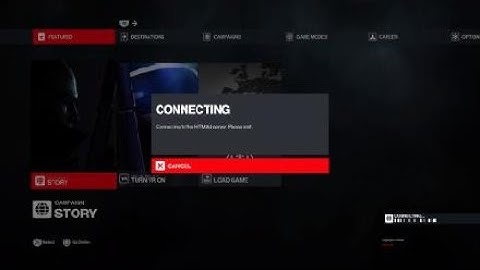HITMAN 3 DELUXE EDITION PS4 PS5 PLAYSTATION 4 5 NOT CONNECTING ONLINE SERVERS 1/20/2021