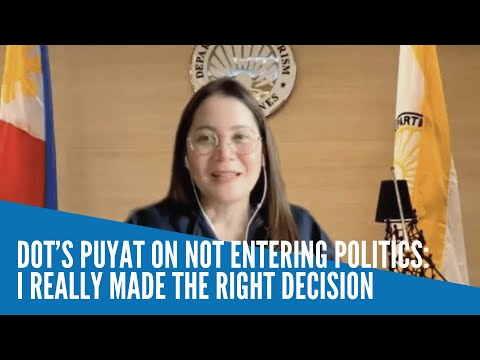 DOT’s Puyat on not entering politics: I really made the right decision