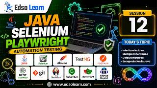 Interface In Java | Private, Default Methods | Encapsulation in Java | Session 12 | Edso Learn