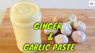 GINGER GARLIC PASTE || ADRAK LEHSAN KA PASTE || HOMEMADE GINGER GARLIC PASTE gingergarlicpaste