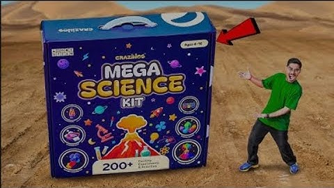 Unboxing & Testing- CRAZINOS MEGA SCIENCE KIT | Cool Science Experiments