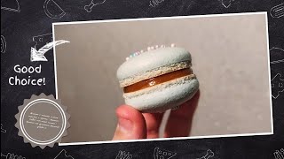 видео: Макарон с начинкой солёная карамель и черника | Macarons stuffed with salted caramel | Macarons  0+ картинка: Макарон с начинкой солёная карамель и черника | Macarons stuffed with salted caramel | Macarons  0+
