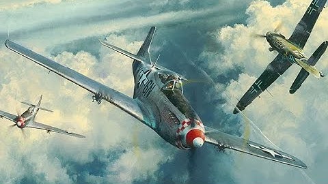 DCS Flight P-51D-25 -NA VS Bf-109K-4 "My First Edited Video."