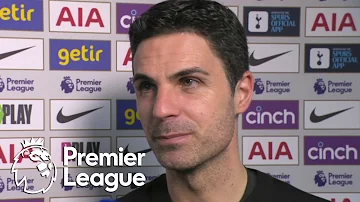 Mikel Arteta, Ange Postecoglou react to North London Derby finish | Premier League | NBC Sports