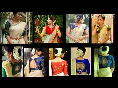 Video: Beste Kerala Saree Bluse Design