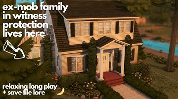A Family With A Secret... || Relaxing Save File Long Play || Build With Me PLUS LORE