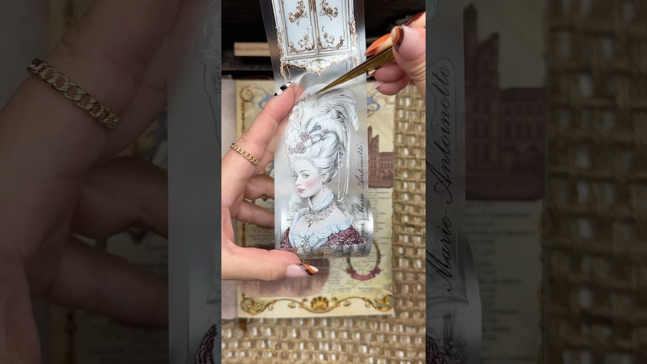 Royal France 👑 ASMR Scrapbook Journal With Me 