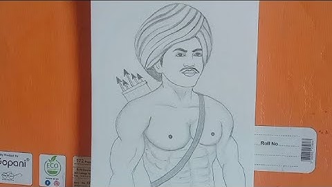 Birsa Munda Drawing Easy | How To Draw Birsa Munda | Birsa Munda Jayanti Drawing #birsamundajayanti 