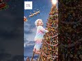 Baby Climbs the Magical Christmas Tree 🎄✨ Heartwarming Holiday Moment #short