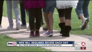 New bill requires recess at Florida schools
