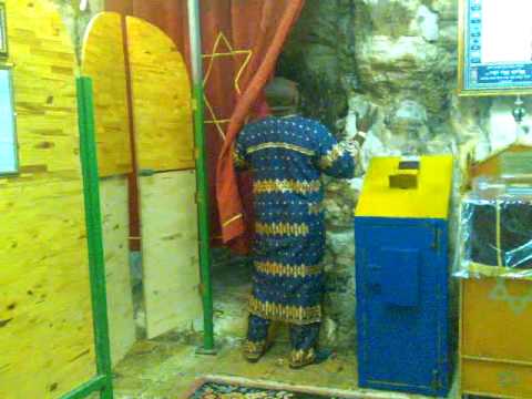 ProphetDiallo's praying in Elijah's Cave in Israel...