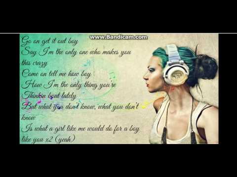 For a Boy ~ Raelynn (lyrics)