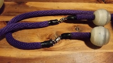 Poi Swivels on 3/8 rope. Tutorial