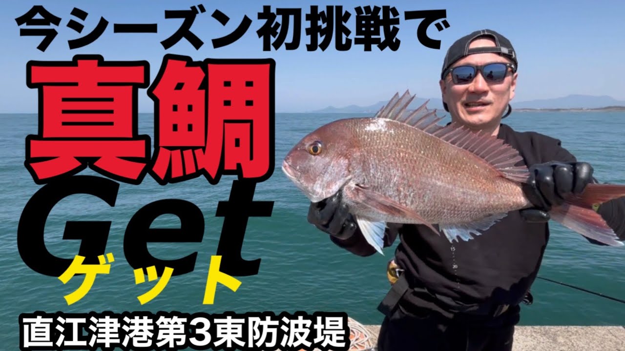 直江津港第3東防波堤で真鯛釣り今シーズン初挑戦！狙い通りの一匹を釣り上げた感動の瞬間【仕掛け解説あり】