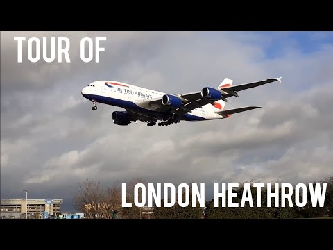 A tour around London Heathrow - Best Planespotting locations and more!
