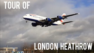 A tour around London Heathrow - Best Planespotting locations and more!