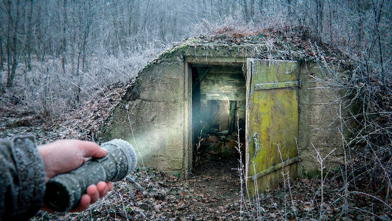STRANGE CELLAR in Winter Forest — I Dared to Go Inside