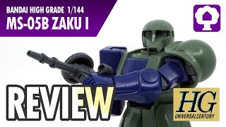 HGUC 1/144 Zaku I Review - Hobby Clubhouse | 0079 Zeon Gundam Model and Gunpla