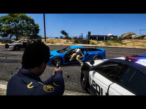 Chang Gang Gets SLAMMED By A W Chasing Cop (Grant). | Prodigy 4.0 RP