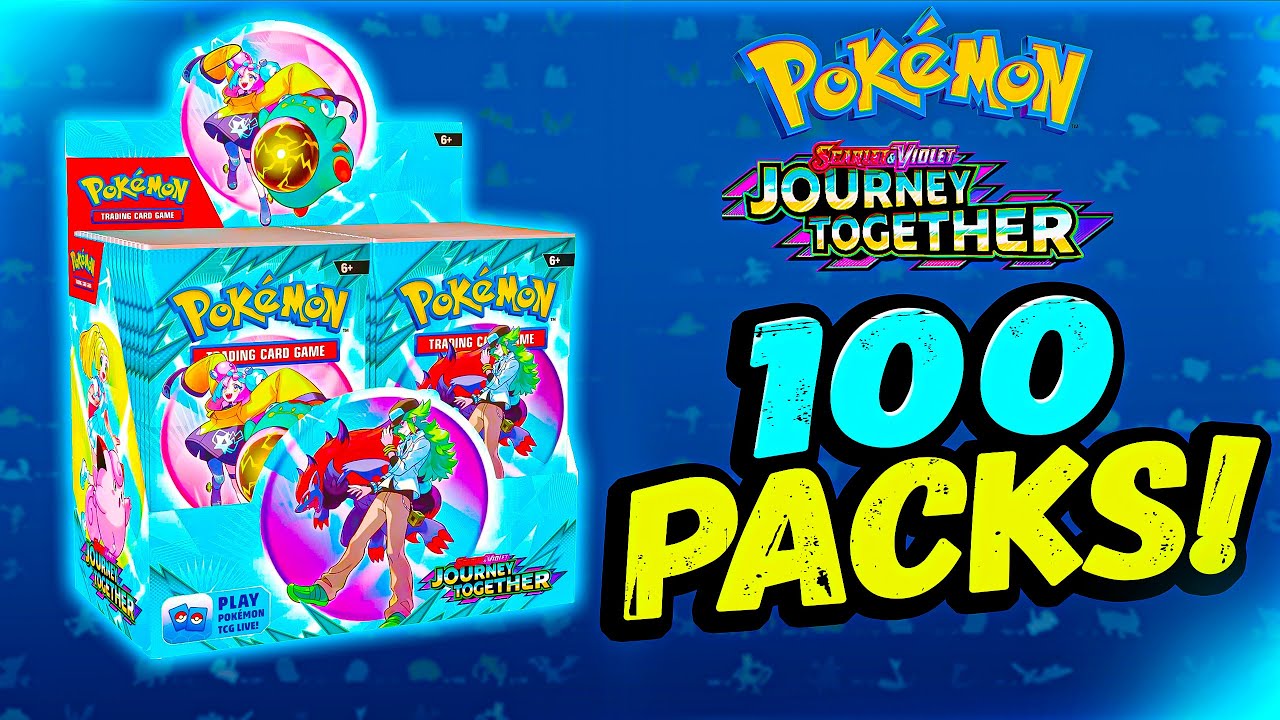 Opening 100 Pokémon Journey Together Booster Packs!