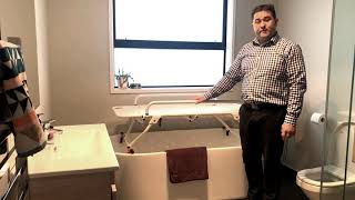 Cubro Feature Friday: Leit over bath shower and change table