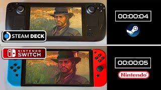 Red Dead Redemption - Nintendo Switch vs Steam Deck (FPS, Loading Time, Screen)