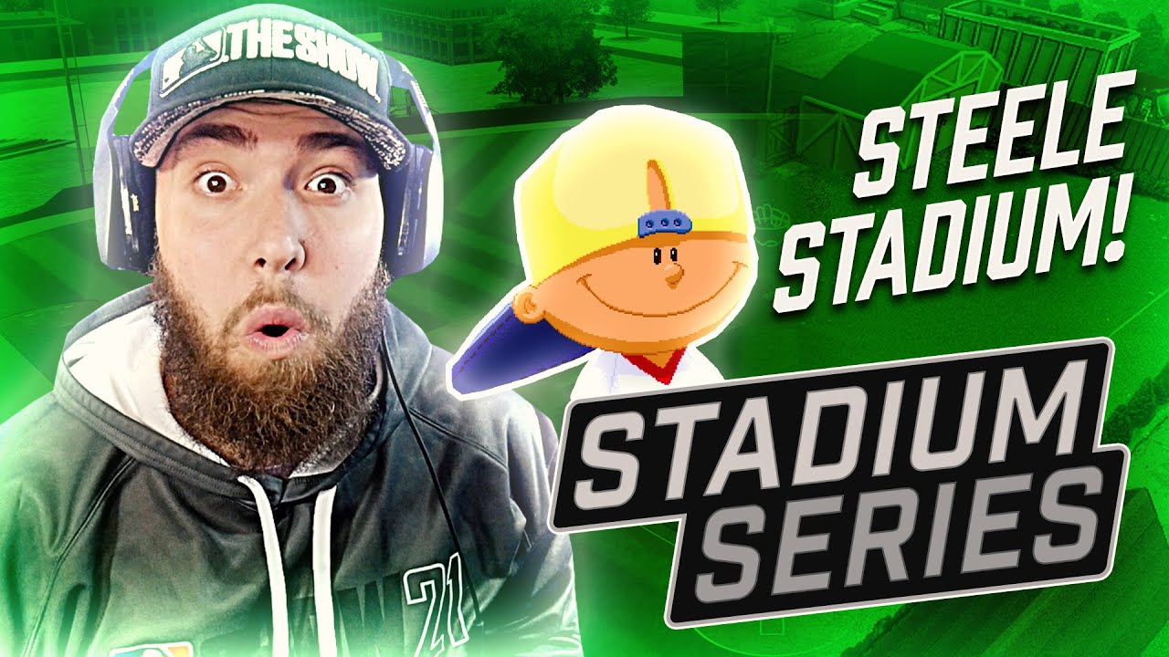STEELE STADIUM GAMEPLAY MLB THE SHOW 21 | BACKYARD BASEBALL STADIUM CREATOR