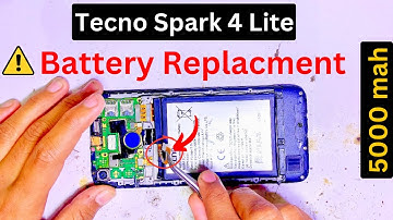 How to Replace tecno Spark 4 lite Battery