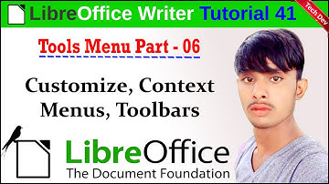 LibreOffice writer tutorial 41 tools menu part 6 || in hindi || by dev bind || technical dev