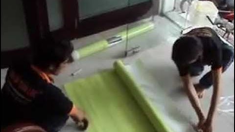 Thi công giấy dán tường hàn quốc  phần 1 - Sangotuanloc.com