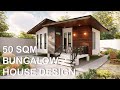 50 SQM BUNGALOW HOUSE DESIGN | Konsepto Designs