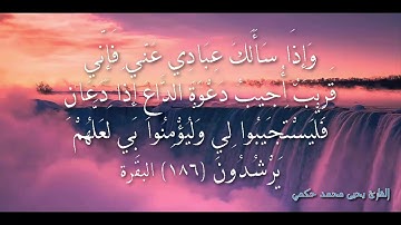 القارئ يحيى محمد حكمي   و إذا سألك عبادي عني