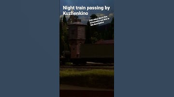 Night train passing by Kuzhenkino - locomotive AC on DC layout