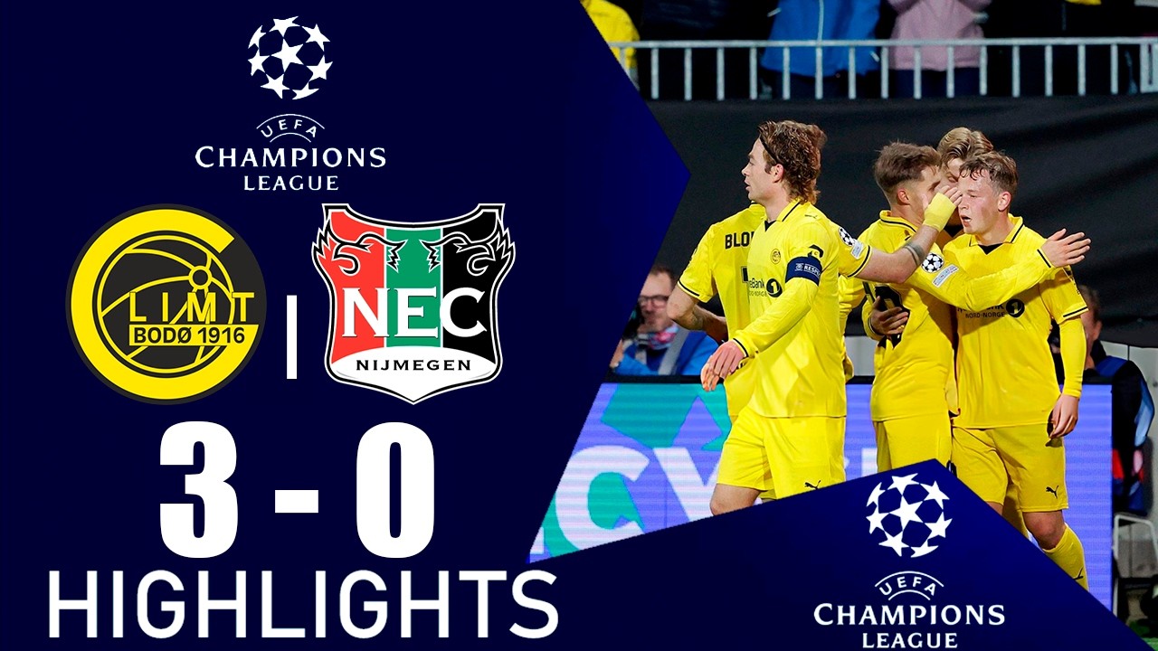 Bodø/Glimt vs NEC Nijmegen 3-0 [AGG 6-1] Highlights | Qualifiers UEFA Champions League 2026/27