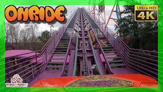 Apollo&#39;s Chariot (Onride POV) Busch Gardens Williamsburg – Front Seat – Roller Coaster – Achterbahn