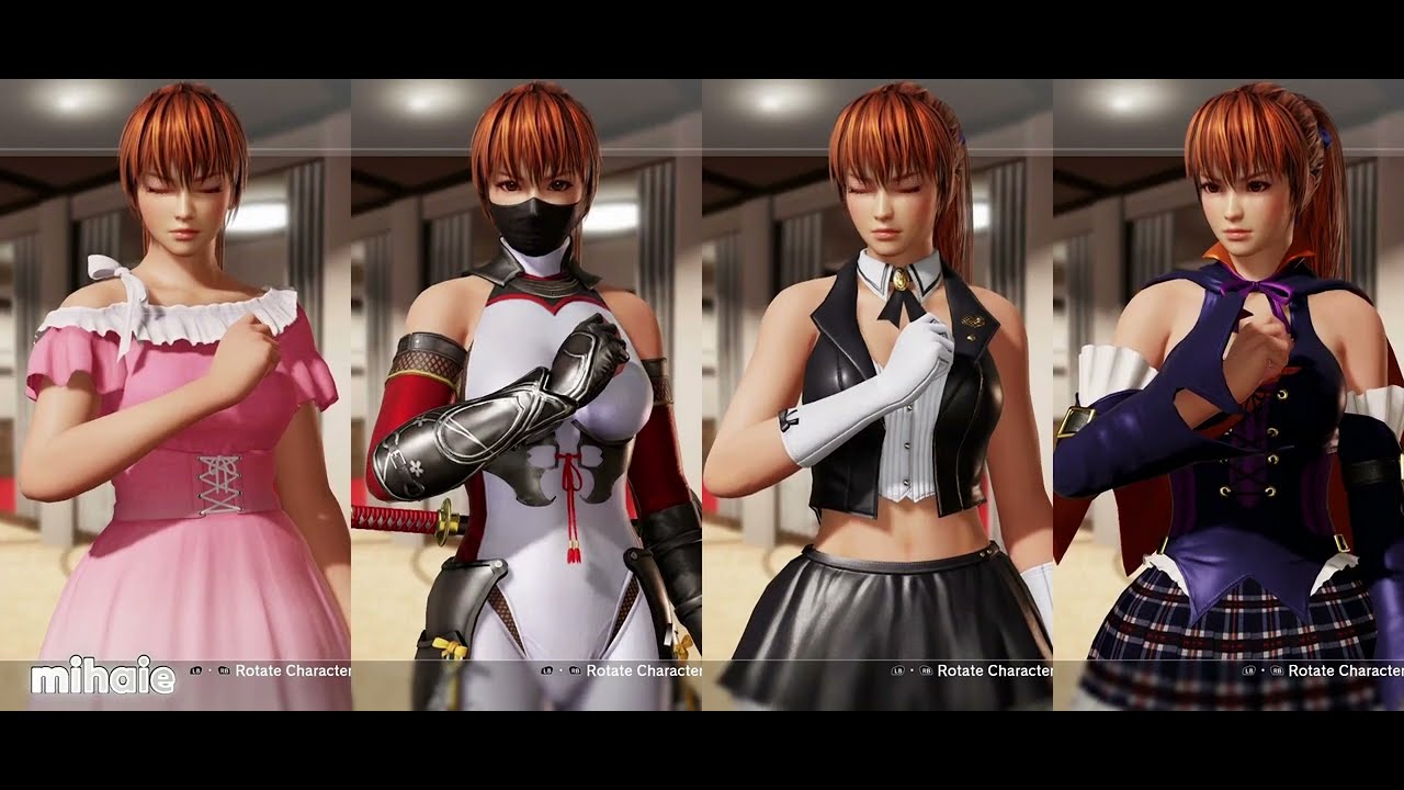Kasumi presents 40 costumes in 3 minutes (Dead or Alive 6)