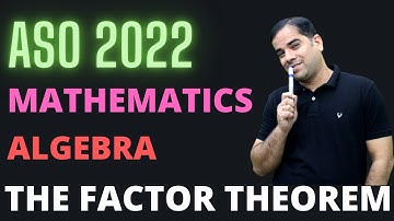 FACTOR THEOREM OF POLYNOMIALS | CBSE Class 9 and 10 | OPSC ASO Mathematics